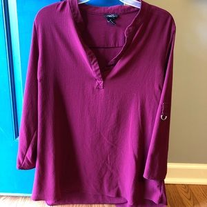 Rue21  Burgundy dress blouse